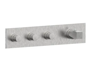 ALINE 49600V3 - 4 hole thermostatic stainless steel shower mixer _ Rubinetterie Frattini